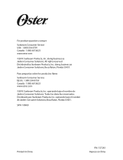 Oster FPSTFP4010 Instruction Manual