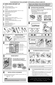 Frigidaire FRS6HF6JW Installation Instructions (All Languages)