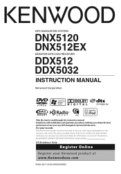 Kenwood DDX-512 Instruction Manual