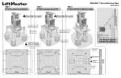 LiftMaster CSW200UL8 Mounting Plate-CSW200UL Manual