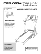 ProForm 760 Air Treadmill Portuguese Manual
