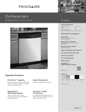 Frigidaire FDB1100RHS Product Specifications Sheet (English)