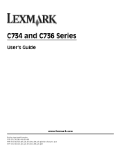 Lexmark 736dn User's Guide