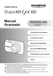 Olympus Stylus 820 Stylus 820 Manual Avanzado (Español)