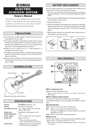 Yamaha FX370C Owner's Manual