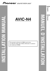 Pioneer AVIC N4 Other Manual