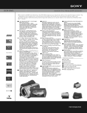 Sony DCR-SR65 Marketing Specifications