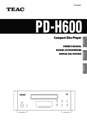 TEAC PDH600 Owners Manual