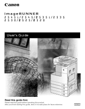 Canon imageRUNNER 2535i User Manual