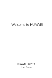 Huawei U8651T User Guide