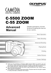 Olympus C5500 C-5500 Sport Zoom Advanced Manual