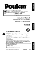 Poulan TE450 User Manual