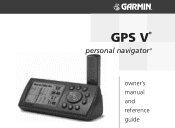 Garmin GPS V Deluxe Owner's Manual
