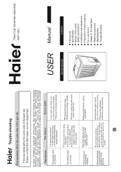 Haier AWT-120LI User Manual