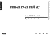 Marantz NA-11S1 Owner's Manual in Spanish