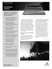 Behringer EURODESK SX4882 Brochure