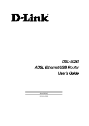 D-Link 502G User Guide