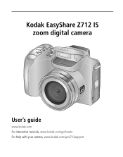 Kodak Z712 User Manual