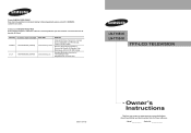 Samsung LN-T1953H User Manual (ENGLISH)