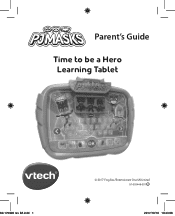 Vtech PJ Masks Time to Be a Hero Learning Tablet User Manual