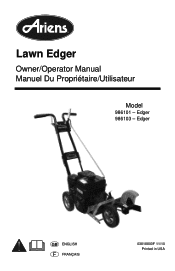 Ariens Lawn Edger Owners Manual