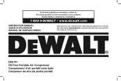 Dewalt D55141FNBN Instruction Manual