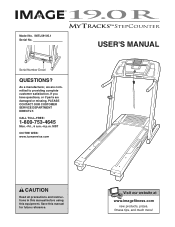 Image Fitness 19.0 R Treadmill English Manual