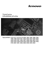 Lenovo ThinkCentre A57 (Czech) User guide