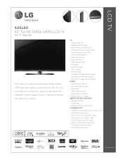 LG 42SL80 Specification (English)
