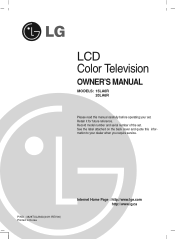 LG 15LA6R Owners Manual