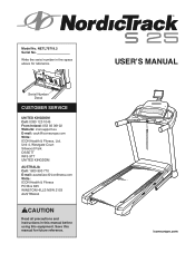 NordicTrack S 25 Instruction Manual
