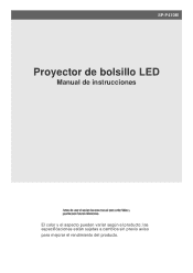 Samsung P410M User Manual (SPANISH)