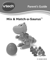 Vtech Mix & Match-a-Saurus- Purple User Manual