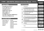 Canon 0209B001 EOS DIGITAL Software Instruction Manual Windows