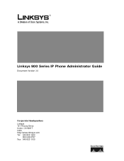 Cisco SPA921-NA Administration Guide