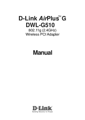 D-Link DWL-510 Product Manual