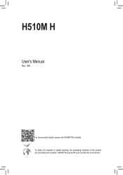 Gigabyte H510M H User Manual