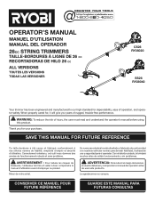 Ryobi RY28020 Operator's Manual