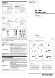 Sony XS-TL1 Manual de instrucciones