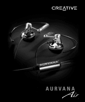 Creative Aurvana Air Aurvana Air quickstart CLA CLI