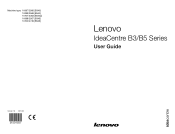 Lenovo B540 Lenovo IdeaCentre B3/B5 Series User Guide