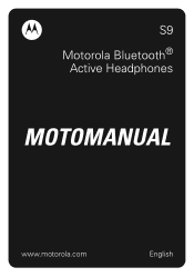 Motorola 89323N User Manual