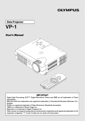 Olympus VP-1 VP-1 User's Manual (English)