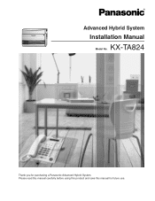 Panasonic KX-TA82492 Installation Manual