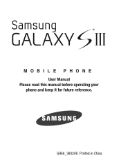 Samsung SCH-S960L User Manual Tracfone Sch-s960l Galaxy S Iii English User Manual Ver.ma4_f9 (English(north America))