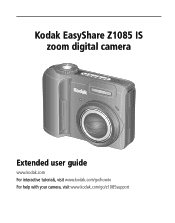 Kodak Z1085 Extended user guide
