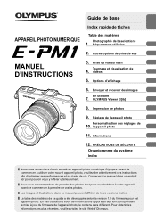Olympus E-PM1 E-PM1 Manuel d' Instructions (Fran栩s)