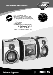 Philips MC-i200 User manual
