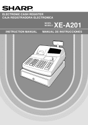 Sharp XE-A201 XE-A201 Operation Manual in English and Spanish