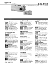 Sony DSC-P150/LJ Marketing Specifications